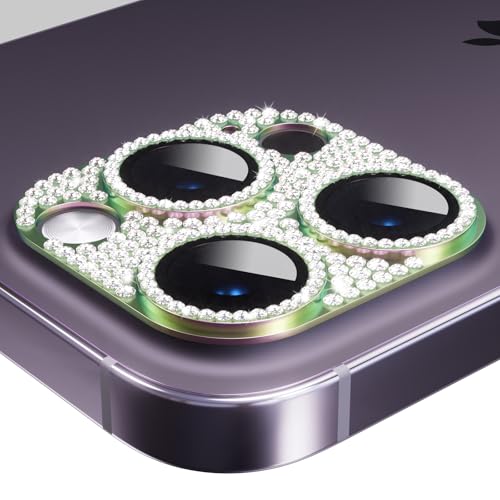 AKABEILA Kameraschutz für iPhone 12 Mini/11 Glitter Diamond Bling Einteiliges Kamera Linse Schutzfolie Aluminiumlegierung Kameraobjektiv AKABEILA Kameraschutz für iPhone 12 Mini/11 Glitter Diamond Bling Einteiliges Kamera Linse Schutzfolie Aluminiumlegierung Kameraobjektiv von AKABEILA