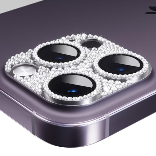 AKABEILA Kameraschutz für iPhone 15 Pro Max/15 Pro Glitter Diamond Bling Einteiliges Kamera Linse Schutzfolie Aluminiumlegierung Kameraobjektiv AKABEILA Kameraschutz für iPhone 15 Pro Max/15 Pro Glitter Diamond Bling Einteiliges Kamera Linse Schutzfolie Aluminiumlegierung Kameraobjektiv von AKABEILA
