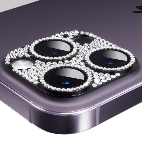 AKABEILA Kameraschutz für iPhone 15 Pro Max/15 Pro Glitter Diamond Bling Einteiliges Kamera Linse Schutzfolie Aluminiumlegierung Kameraobjektiv AKABEILA Kameraschutz für iPhone 15 Pro Max/15 Pro Glitter Diamond Bling Einteiliges Kamera Linse Schutzfolie Aluminiumlegierung Kameraobjektiv von AKABEILA