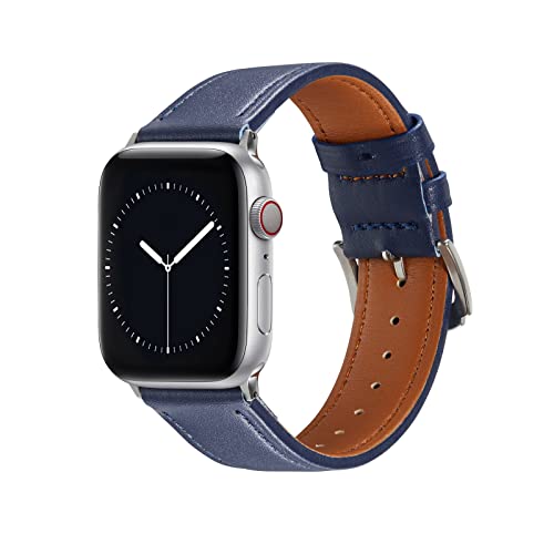 AKABEILA Lederarmband Kompatibel mit Apple Watch Armband 49mm 46mm 45mm 44mm 42mm 41mm 40mm 38mm Einstellbar Leder Ersatzarmbänder für iWatch Series Ultra 10 9 8 7 6 5 4 3 2 1 SE AKABEILA Lederarmband Kompatibel mit Apple Watch Armband 49mm 46mm 45mm 44mm 42mm 41mm 40mm 38mm Einstellbar Leder Ersatzarmbänder für iWatch Series Ultra 10 9 8 7 6 5 4 3 2 1 SE von AKABEILA