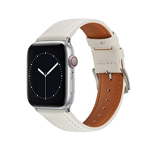 AKABEILA Lederarmband Kompatibel mit Apple Watch Armband 49mm 46mm 45mm 44mm 42mm 41mm 40mm 38mm Einstellbar Leder Ersatzarmbänder für iWatch Series Ultra 10 9 8 7 6 5 4 3 2 1 SE AKABEILA Lederarmband Kompatibel mit Apple Watch Armband 49mm 46mm 45mm 44mm 42mm 41mm 40mm 38mm Einstellbar Leder Ersatzarmbänder für iWatch Series Ultra 10 9 8 7 6 5 4 3 2 1 SE von AKABEILA