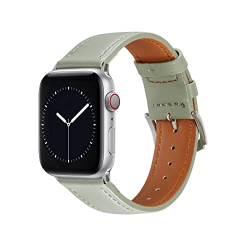 AKABEILA Lederarmband Kompatibel mit Apple Watch Armband 49mm 46mm 45mm 44mm 42mm 41mm 40mm 38mm Einstellbar Leder Ersatzarmbänder für iWatch Series Ultra 10 9 8 7 6 5 4 3 2 1 SE AKABEILA Lederarmband Kompatibel mit Apple Watch Armband 49mm 46mm 45mm 44mm 42mm 41mm 40mm 38mm Einstellbar Leder Ersatzarmbänder für iWatch Series Ultra 10 9 8 7 6 5 4 3 2 1 SE von AKABEILA