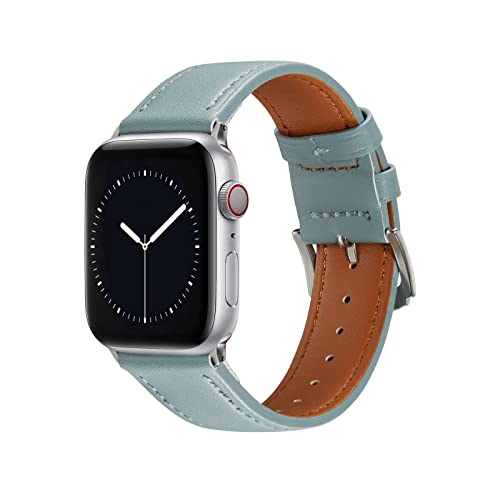AKABEILA Lederarmband Kompatibel mit Apple Watch Armband 49mm 46mm 45mm 44mm 42mm 41mm 40mm 38mm Einstellbar Leder Ersatzarmbänder für iWatch Series Ultra 10 9 8 7 6 5 4 3 2 1 SE AKABEILA Lederarmband Kompatibel mit Apple Watch Armband 49mm 46mm 45mm 44mm 42mm 41mm 40mm 38mm Einstellbar Leder Ersatzarmbänder für iWatch Series Ultra 10 9 8 7 6 5 4 3 2 1 SE von AKABEILA