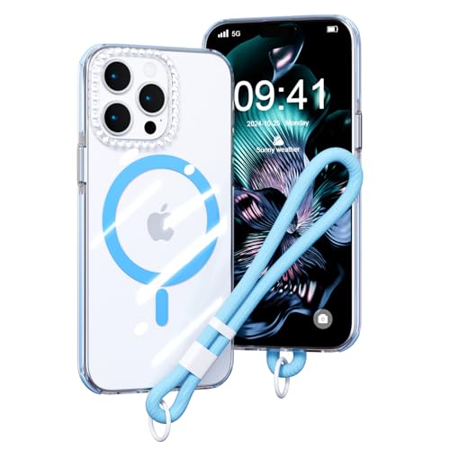 AKABEILA Magnetischer Hülle für iPhone 16 Plus TPU Handyhülle Abnehmbarer Band Diamant Regenbogen Transparent Schutzhülle Anti Vergilbung PC Rücken 6.7 Zoll AKABEILA Magnetischer Hülle für iPhone 16 Plus TPU Handyhülle Abnehmbarer Band Diamant Regenbogen Transparent Schutzhülle Anti Vergilbung PC Rücken 6.7 Zoll von AKABEILA