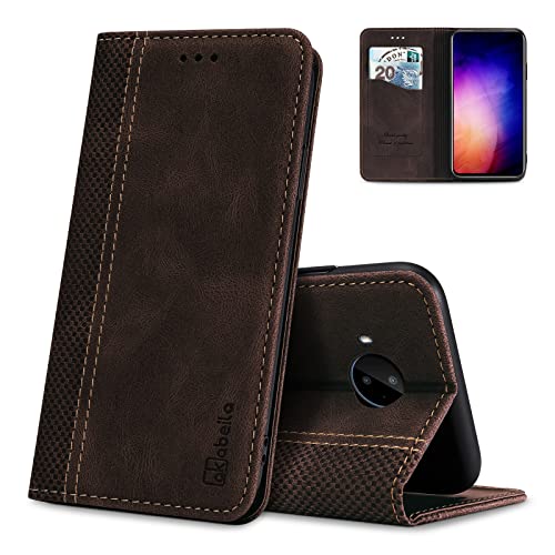 AKABEILA Schutzhülle für Honor 70, Premium-Leder, Klapphülle mit Magnetverschluss, Ständer, Kartenfächer, Folio-Handyhülle, stoßfest, Dunkelbraun AKABEILA Schutzhülle für Honor 70, Premium-Leder, Klapphülle mit Magnetverschluss, Ständer, Kartenfächer, Folio-Handyhülle, stoßfest, Dunkelbraun von AKABEILA