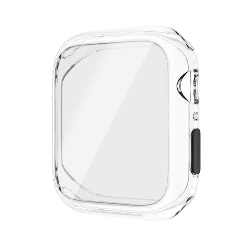AKABEILA Schutzhülle kompatibel mit Apple Watch 4/5/6/SE, 40 mm, mit Displayschutz aus gehärtetem Glas, vollständige Abdeckung, Stoßstangen-Abdeckung für iWatch, Smartwatch-Zubehör, transparent + AKABEILA Schutzhülle kompatibel mit Apple Watch 4/5/6/SE, 40 mm, mit Displayschutz aus gehärtetem Glas, vollständige Abdeckung, Stoßstangen-Abdeckung für iWatch, Smartwatch-Zubehör, transparent + von AKABEILA
