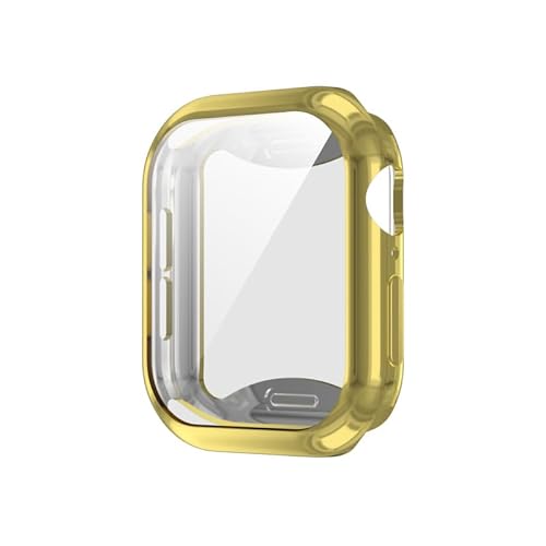 AKABEILA Uhrengehäuse, kompatibel mit Apple Watch 10, 42 mm, mit Displayschutzfolie, ultradünn, kratzfest, vollständige Schutzhülle für iWatch Smartwatch, Zubehör, Gold AKABEILA Uhrengehäuse, kompatibel mit Apple Watch 10, 42 mm, mit Displayschutzfolie, ultradünn, kratzfest, vollständige Schutzhülle für iWatch Smartwatch, Zubehör, Gold von AKABEILA