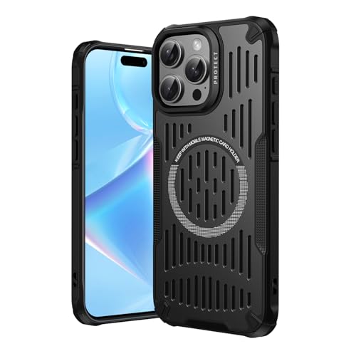 AKABEILA für iPhone 16 Pro Max Hülle Atmungsaktive Wärmeableitung Kompatibel mit MagSafe Kühlung Magnetische Ladehülle Handyhülle Schutzhülle 6.9 Zoll AKABEILA für iPhone 16 Pro Max Hülle Atmungsaktive Wärmeableitung Kompatibel mit MagSafe Kühlung Magnetische Ladehülle Handyhülle Schutzhülle 6.9 Zoll von AKABEILA