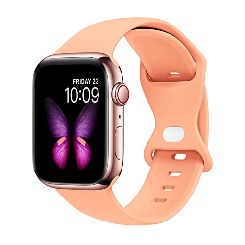 Lysun Kompatibel mit Apple Watch Band 38 mm 40 mm 41 mm, weiches Silikon-Sportarmband, kompatibel mit iWatch Series 7 6 5 4 3 2 1 SE Damen Herren von AKABEILA