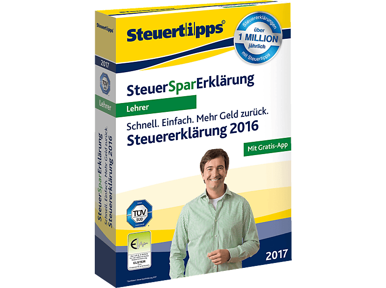 SteuerSparErklärung Lehrer 2017 (für Steuerjahr 2016) - [PC] von AKADEMISCHE ARBEITSGEMEINSCHAF