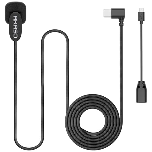 AKASO EK7000 Pro/Brave 4/Brave 4 Pro/ V50 X Action Cam Externes Mikrofon (Mirco USB) von AKASO