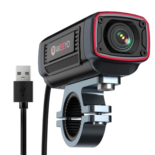 AKY-710S Fahrradkamera mit Montage, 4K 28fps, 2K 55fps, Weitwinkel 142°, IP67, 5MP, Loop & Notaufnahme, Parkmonitor, Fahrrad, Outdoor-Sport, Wiederaufladbar, Inklusive 64GB Karte AKY-710S Fahrradkamera mit Montage, 4K 28fps, 2K 55fps, Weitwinkel 142°, IP67, 5MP, Loop & Notaufnahme, Parkmonitor, Fahrrad, Outdoor-Sport, Wiederaufladbar, Inklusive 64GB Karte von AKEEYO