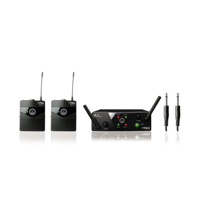 (B-Ware) AKG WMS 40 Mini2 Dual Funksystem für Gitarre Taschensender-Set ISM2 ISM3 von AKG