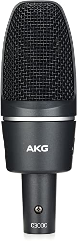 AKG C3000 Hochleistungs-Großmembran-Kondensatormikrofon, schwarz von AKG