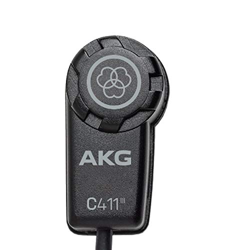 AKG C41PP Hochleistungs-Miniatur-Kondensator, Vibrations-Tonabnehmer mit MPAV Standard XLR-Stecker von AKG
