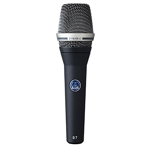 AKG D7 Studio Mikrofon, Blau - Mikrofon (Studiomikrofon, 70-20000 Hz, 2,6 mW, 2000 Ohm, kabelgebunden, Mini XLR (3-polig) von AKG