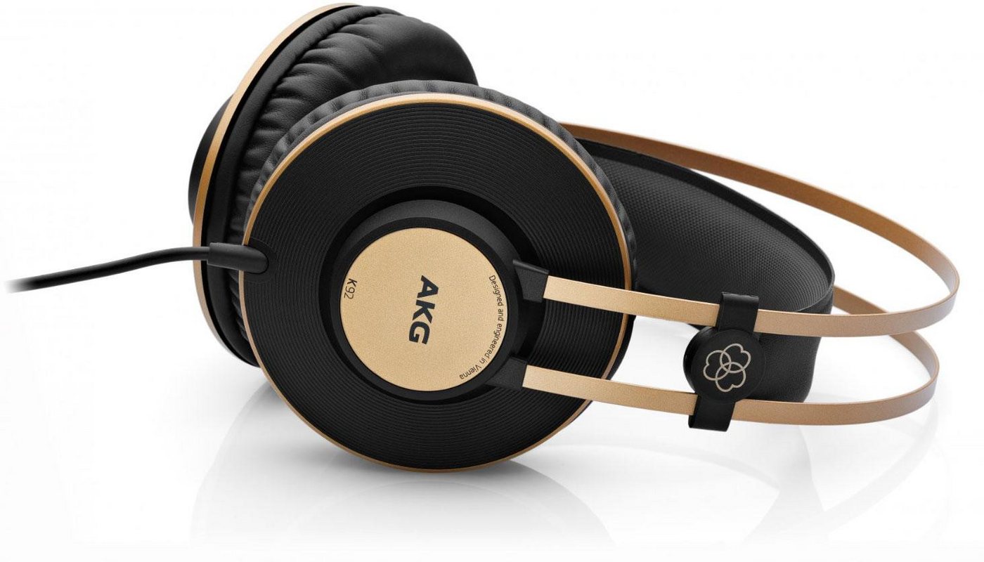 AKG K-92 - geschlossener Studio Over-Ear-Kopfhörer (für Mischen und Mastern - mit austauschbaren Ohrpolstern) von AKG