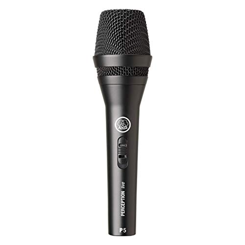 AKG P5s Professionelles dynamisches Live-Gesangsmikrofon mit Schalter von AKG