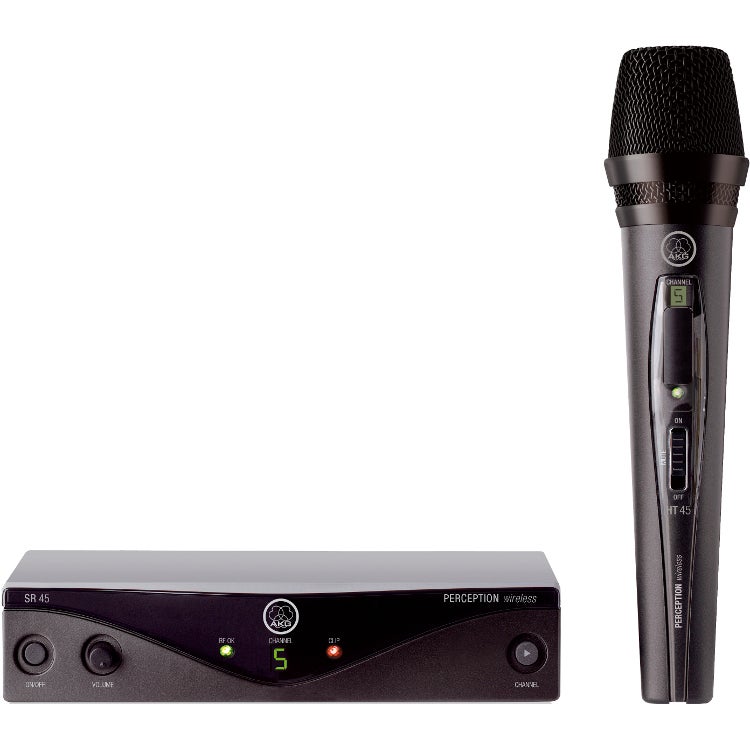 AKG Perception Wireless Vocal Set WMS45 Perception Wireless Vocal Set (Band D, 863 - 865 MHz)/Funkmikrofonset von AKG