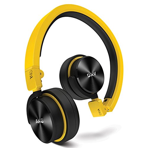 AKG Y40 Yellow Mini On-Ear-Kopfhörer mit Fernbedienung/Mikrofon und abnehmbarem Kabel, Gelb AKG Y40 Yellow Mini On-Ear-Kopfhörer mit Fernbedienung/Mikrofon und abnehmbarem Kabel, Gelb von AKG