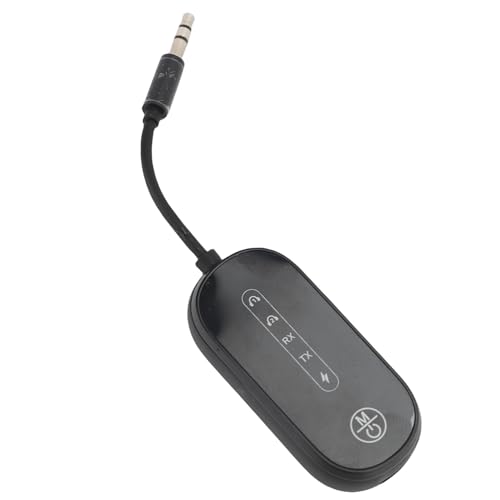 2 in 1 Adapter, 5.4 Sender und Empfänger für Autos, Drahtloses Musik-Streaming mit Mikrofon- und Rauschreduktion, 15-stündige Akkulaufzeit, Typ-C-Schnellladung, 10-m-Bereich, 2 in 1 Adapter, 5.4 Sender und Empfänger für Autos, Drahtloses Musik-Streaming mit Mikrofon- und Rauschreduktion, 15-stündige Akkulaufzeit, Typ-C-Schnellladung, 10-m-Bereich, von AKLOSIPY