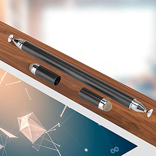4 In Touch SC -Actricitive Stylus mit 2 Stoffpunkten und 2 Discs für E Pho und Tablets - Ideal Zum Zeichnen und Spielen (Black) von AKLOSIPY