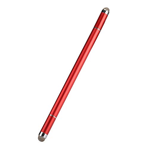 4 In Touch SC -Actricitive Stylus mit 2 Stoffpunkten und 2 Discs für E Pho und Tablets - Ideal Zum Zeichnen und Spielen (Rot) von AKLOSIPY