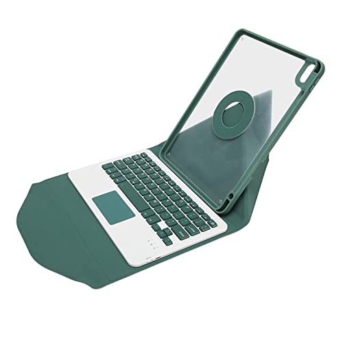 AKLOSIPY Tastaturgehäuse für Tablette 0.9in 5. Gen 2022 mit Magnetischer Abnehmbarer Tastatur und Eingebauter Bleistifthalter, (Green) von AKLOSIPY