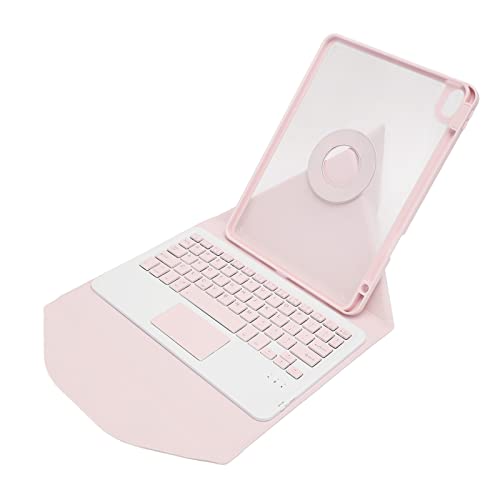 AKLOSIPY Tastaturgehäuse für Tablette 0.9in 5. Gen 2022 mit Magnetischer Abnehmbarer Tastatur und Eingebauter Bleistifthalter, (PINK) von AKLOSIPY