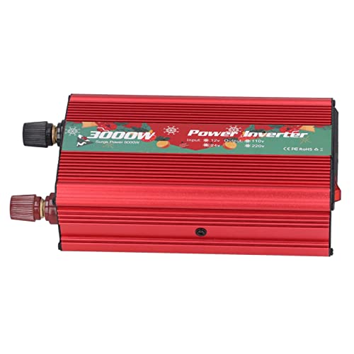Aluminiumlegierung 3000W DC12V zu AC110V Niedriger Rausch -Sinus für Mehrzweckladungen, Tragbar und (220V) von AKLOSIPY
