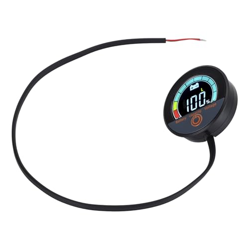 Batteriespannungsmesser mit LCD-Anzeige für Lenkermontage-vielseitiger DC8-100V-Indikator für Motorräder und Elektrofahrräder von AKLOSIPY