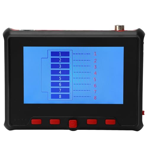 CCTV -Test 4.3in Display AHD TVI CVI UTP -Kabel Tester 8MP für Einfache Wartung und Schnelle Reparaturen (EU -Stecker 100‑240V) von AKLOSIPY