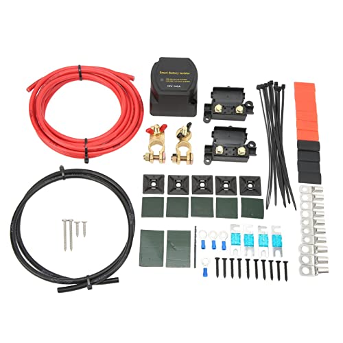 Dual Battery Isolator Switch Kit 140 Ampere 12 -V -Automatikspannungsempfindlichkeitsrelais mit Hohem Niedrigspannungsschutz für Autos RVS -LKWs SUVs Boote Boote Dual Battery Isolator Switch Kit 140 Ampere 12 -V -Automatikspannungsempfindlichkeitsrelais mit Hohem Niedrigspannungsschutz für Autos RVS -LKWs SUVs Boote Boote von AKLOSIPY