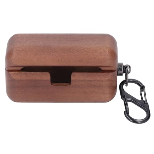 ELEG Walnut Wood Case für AZ80 -Ohrhörer - IVE, Ladekompatibel und Stilvolle Aufbewahrungslösung von AKLOSIPY