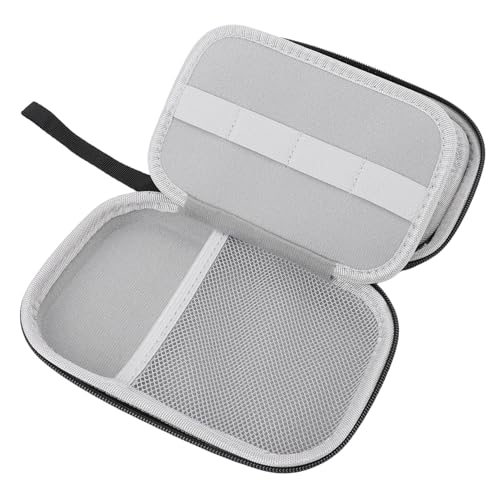 Eva Schilfkoffer für 20 Teile Saxophon Klarinette Aufbewahrung mit Mesh Ket Schwarz (GREY) (BLACK) von AKLOSIPY