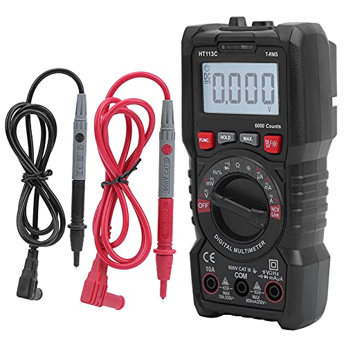 Handheld Auto Digital Multimeter mit LED -Display, Taschenlampe und Umfassenden Testfunktionen für Elektriker (#2) von AKLOSIPY