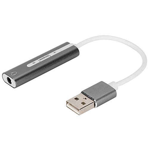 USB -Soundkarte in Aluminium Oy, IVERSAL FÜR Computer System mit Crisp 7. Stereo -Sound von AKLOSIPY