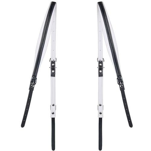 AKLOT Akkordeon-Gurte, Leder, verstellbare Akkordeon-Schultergurte, Gurt-Set, 87 - 122 cm, Länge 4,6 cm, Breite 4,6 cm, Acordeon-Schultergurte für 25, 31, 34, 37, 41 Schlüssel, 12, 60, 80, 96, 120 von AKLOT