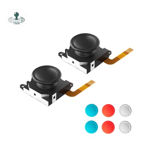 AKNES GuliKit TMR Joysticks Ersatz für Switch OLED/Switch/Switch Lite JoyCon Controller, No Drift Magnetic Stick Reparatur für Joycon, mit 4 Farben Joystick Kappen - 1 Paar AKNES GuliKit TMR Joysticks Ersatz für Switch OLED/Switch/Switch Lite JoyCon Controller, No Drift Magnetic Stick Reparatur für Joycon, mit 4 Farben Joystick Kappen - 1 Paar von AKNES