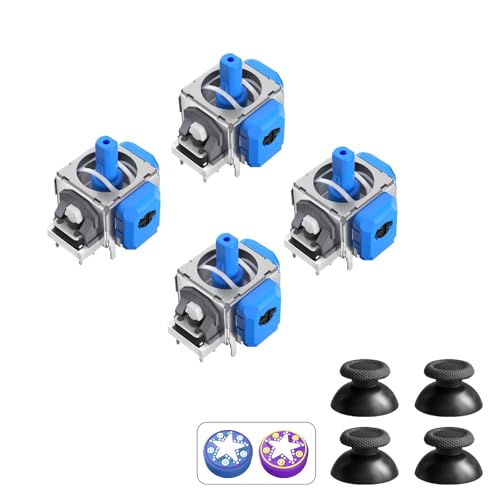AKNES TMR Elektromagnetischer Joystick Ersatz für DualSense PS5 Controller, Anti-Drift Stick Reparatur Zubehör für Playstation 5 Controller - 2 Paare AKNES TMR Elektromagnetischer Joystick Ersatz für DualSense PS5 Controller, Anti-Drift Stick Reparatur Zubehör für Playstation 5 Controller - 2 Paare von AKNES