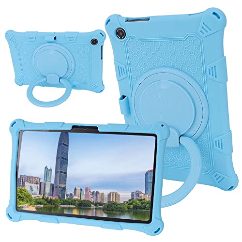 AKNICI 10,36 Zoll Silikon Hülle für ALLDOCUBE iPlay 50/ALLDOCUBE iPlay 50 Pro, Hülle mit 360° Drehbarer Ständer/Griff/Stifthalter für ALLDOCUBE iPlay 50/iPlay 50 Pro Tablet 10,36 Zoll, Hellblau von AKNICI