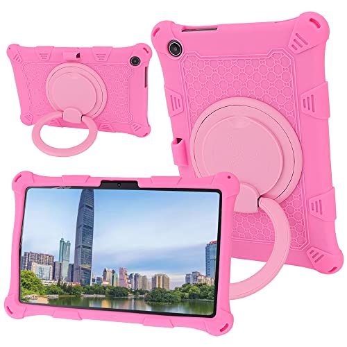 AKNICI 10,36 Zoll Silikon Hülle für ALLDOCUBE iPlay 50/ALLDOCUBE iPlay 50 Pro, Hülle mit 360° Drehbarer Ständer/Griff/Stifthalter für ALLDOCUBE iPlay 50/iPlay 50 Pro Tablet 10,36 Zoll, Rosa von AKNICI