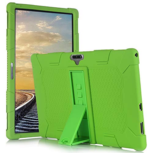 AKNICI 11.6 Zoll Stand Silikon Hülle Kompatibel mit TECLAST M16 Tablet PC - Robuste Heavy Duty Schütz Silikon Schutzhülle mit Faltlagerung Ständer - Hülle für TECLAST M16 11.6 Zoll (Grün) von AKNICI