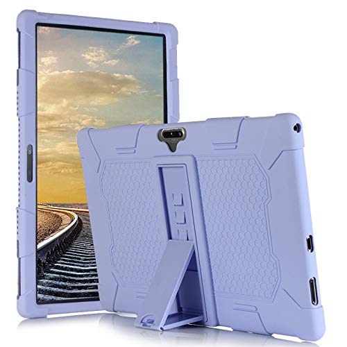 AKNICI 11.6 Zoll Stand Silikon Hülle Kompatibel mit TECLAST M16 Tablet PC - Robuste Heavy Duty Schütz Silikon Schutzhülle mit Faltlagerung Ständer - Hülle für TECLAST M16 11.6 Zoll (Lila) von AKNICI