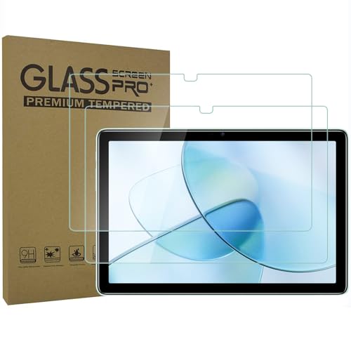 AKNICI 2-Stück PanzerglasFolie Schutzfolie für DOOGEE T10S / DOOGEE T10 / DOOGEE T10 Pro Tablet 10 Zoll, Gehärtetem Glas Panzerglasfolie Displayschutz, 9H Härte/Anti-Kratzer von AKNICI