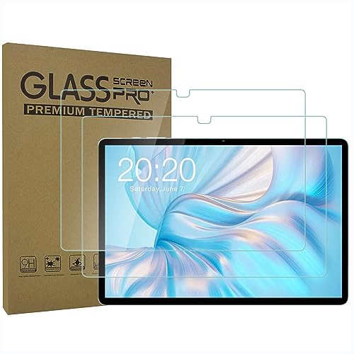 AKNICI 2-Stück PanzerglasFolie Schutzfolie für TECLAST M50/TECLAST M50HD/TECLAST M50S/TECLAST M50 Pro/TECLAST P40S/TECLAST P40HD/TECLAST M40 Plus Tablet 10 Zoll, Gehärtetem Glas Displayschutz/9H Härte von AKNICI