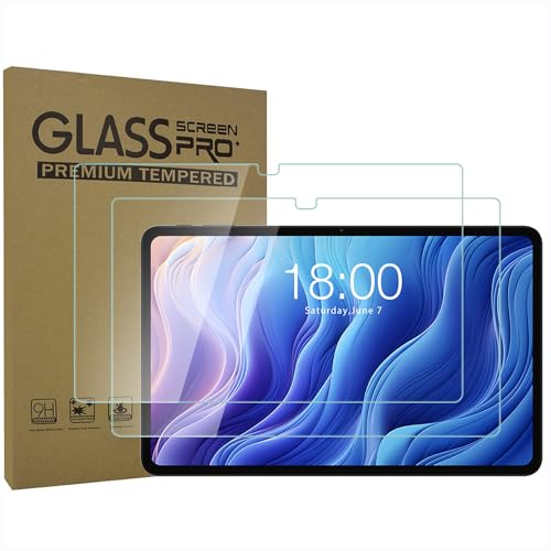 AKNICI 2-Stück PanzerglasFolie Schutzfolie für TECLAST T60 Top Gaming Tablet 12 Zoll, Gehärtetem Glas Displayschutz Panzerglasfolie für TECLAST T60, 9H Härte/Anti-Fingerabdruck/Anti-Kratzer von AKNICI