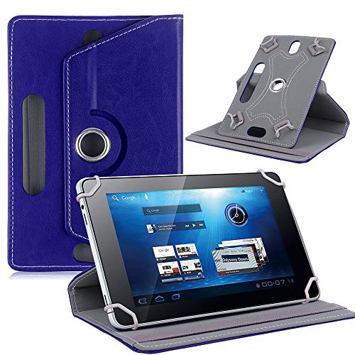 AKNICI 360 Grad Drehung 10,1 Zoll Universal Tablet Hülle für Vankyo MatrixPad Z4/CHUWI Hi10 X/ALLDOCUBE iPlay10 Pro M5XS/TECLAST M30 T20 M20 A10S/HAOQIN H10/BQ Aquaris M10/Odys Titan 10/ACEPAD - Blau AKNICI 360 Grad Drehung 10,1 Zoll Universal Tablet Hülle für Vankyo MatrixPad Z4/CHUWI Hi10 X/ALLDOCUBE iPlay10 Pro M5XS/TECLAST M30 T20 M20 A10S/HAOQIN H10/BQ Aquaris M10/Odys Titan 10/ACEPAD - Blau von AKNICI