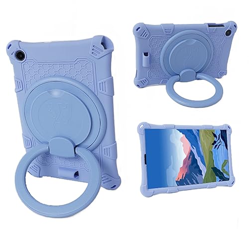 AKNICI 8,4 Zoll Silikon Hülle für ALLDOCUBE iPlay 50 Mini/ALLDOCUBE iPlay 50 Mini Pro Tablet, 360° Drehbarer Ständer/Griff/Integrierter Stifthalter, Lila von AKNICI