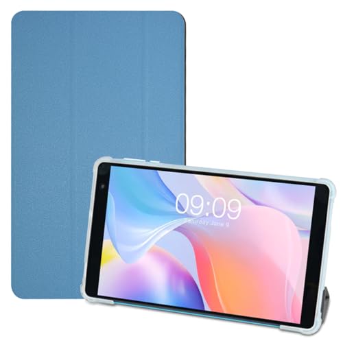 AKNICI Hülle für ALLDOCUBE iPlay 50 Mini Lite/TECLAST P80T Android 12 Touch 8 Zoll Tablet, Ultra Dünn PU Leder Weiche TPU Rückseite Abdeckung Klappständer Schutzhülle, Blau von AKNICI